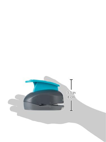 We R Memory Keepers Tab Paper Punch, Blue, with Sticker Sheets, Create Custom DIY Tabs, Easy to Use, Organize Files, Planners, Journals, Notebooks