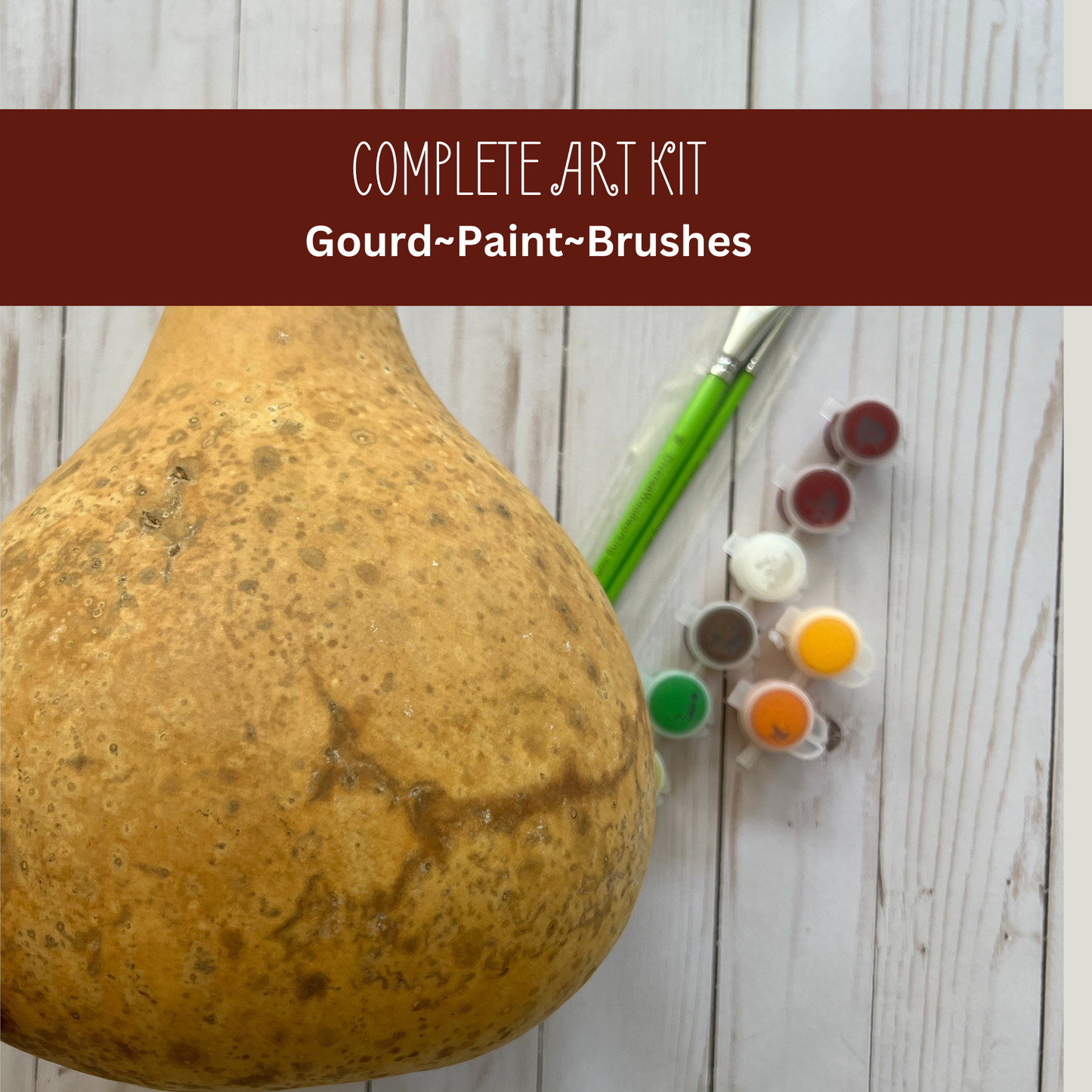 Creative Course Collab Fall Flair Pumpkin or Gourd Complete Art Kit