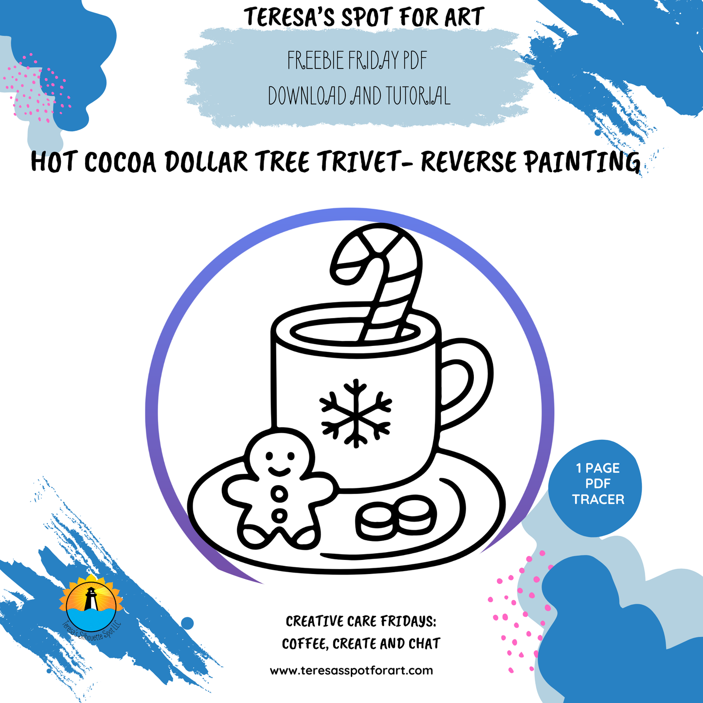 Reverse Paint Dollar Tree Trivet