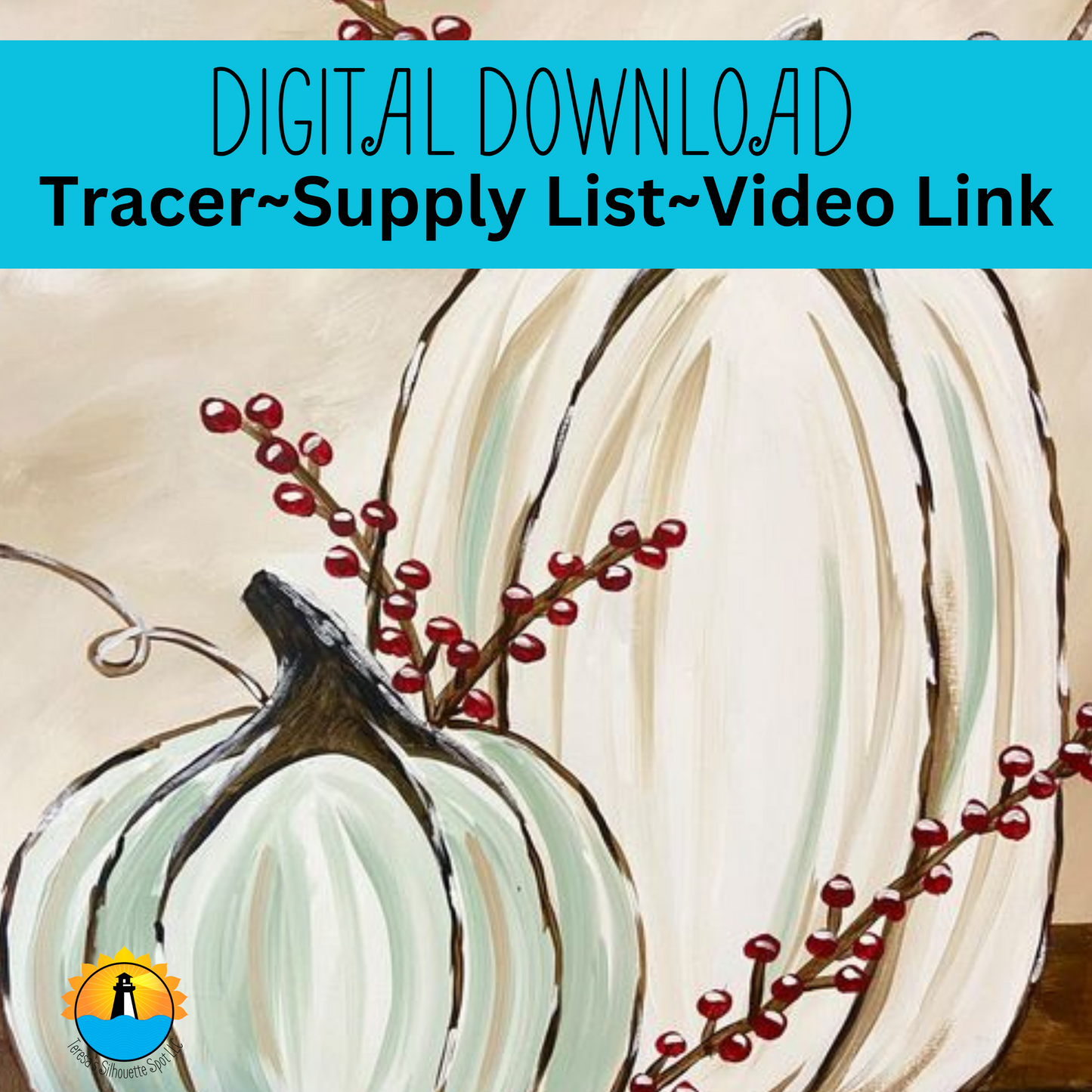 Pumpkin with Berries Video Download Tutorial