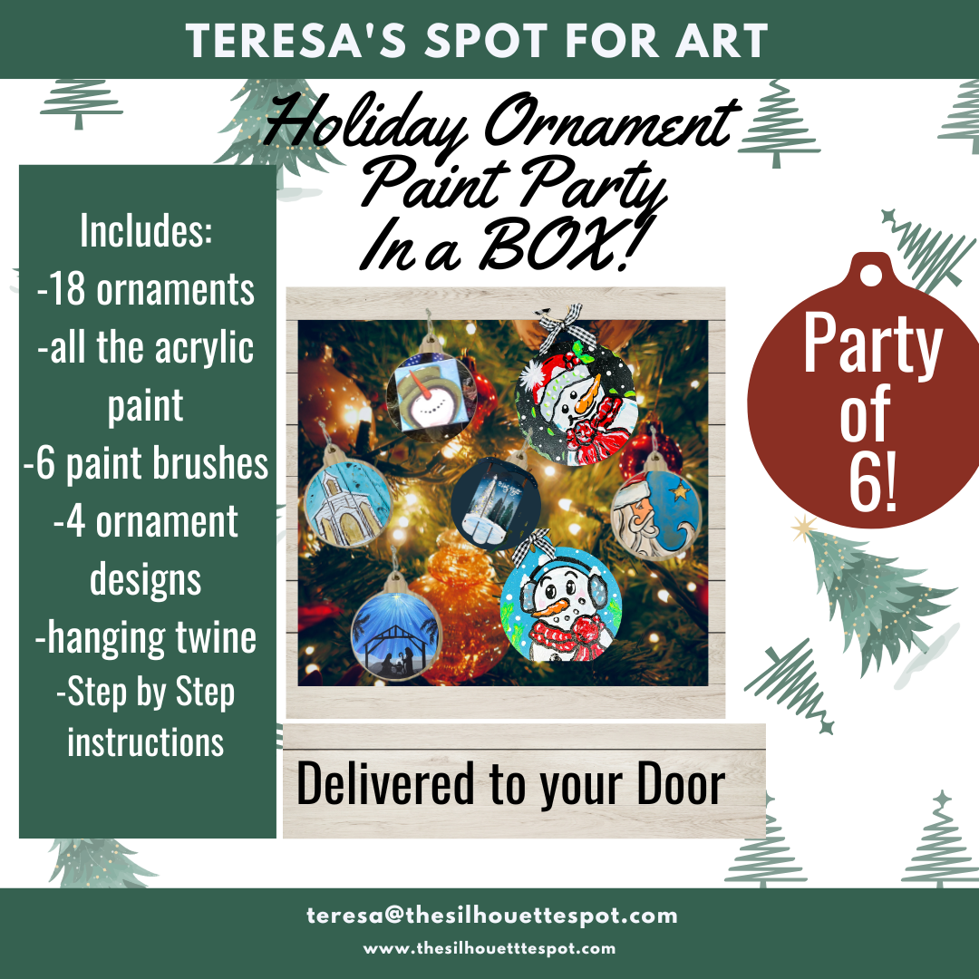 In Home DIY Christmas Ornament Party!!!!