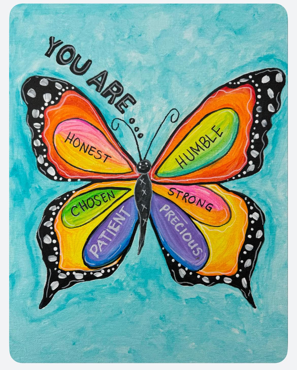 Butterfly of Inspiration Complete Acrylic Art Kit