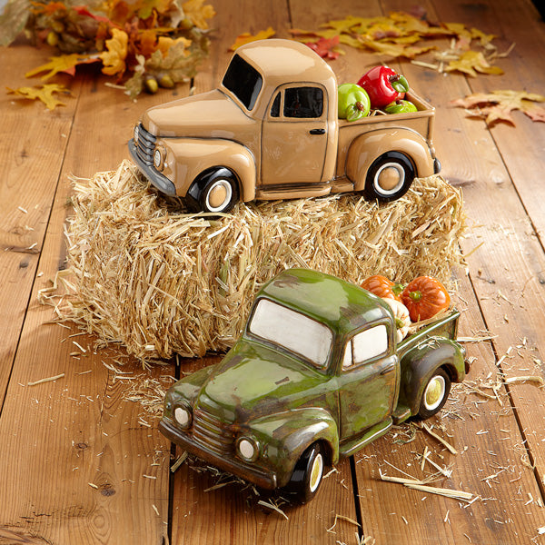 Ceramic Vintage Pickup Truck Complete Art Kit
