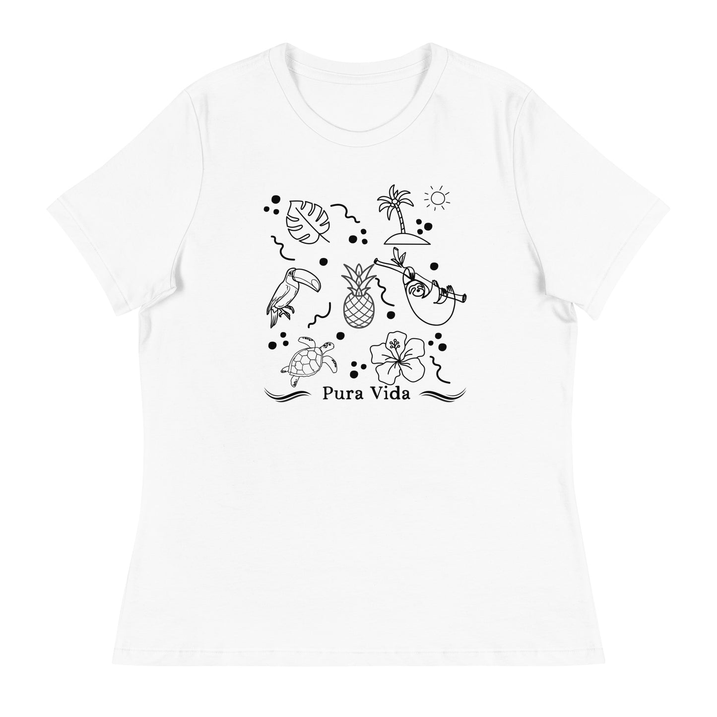 Costa Rica Favorites Women's Relaxed T-Shirt