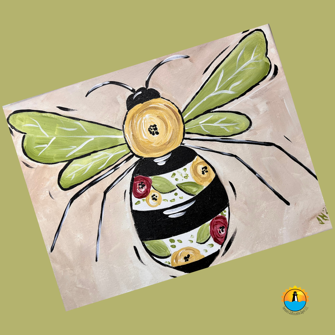Floral Bee Complete Art Kit
