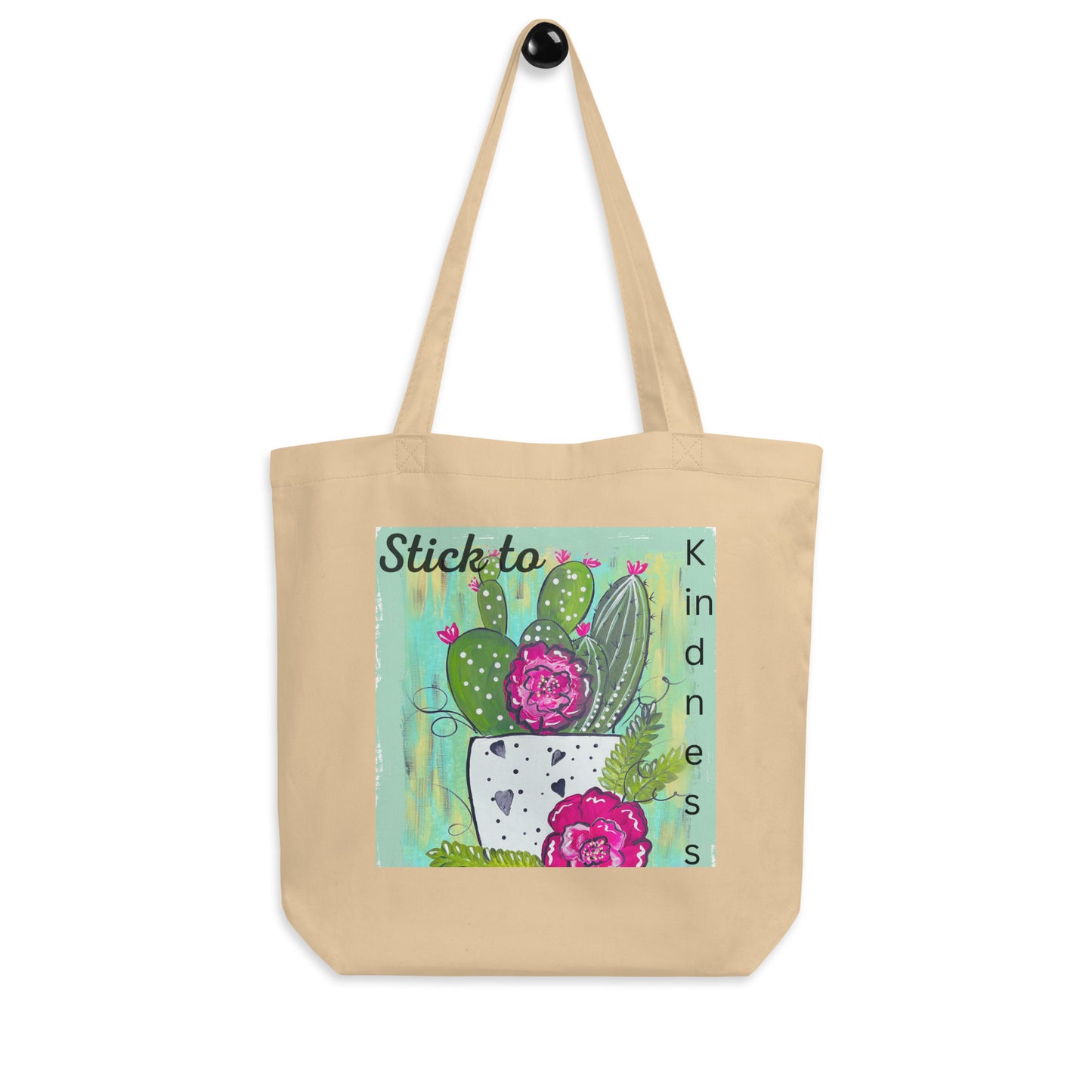 Succulent Painted Design Eco Tote Bag