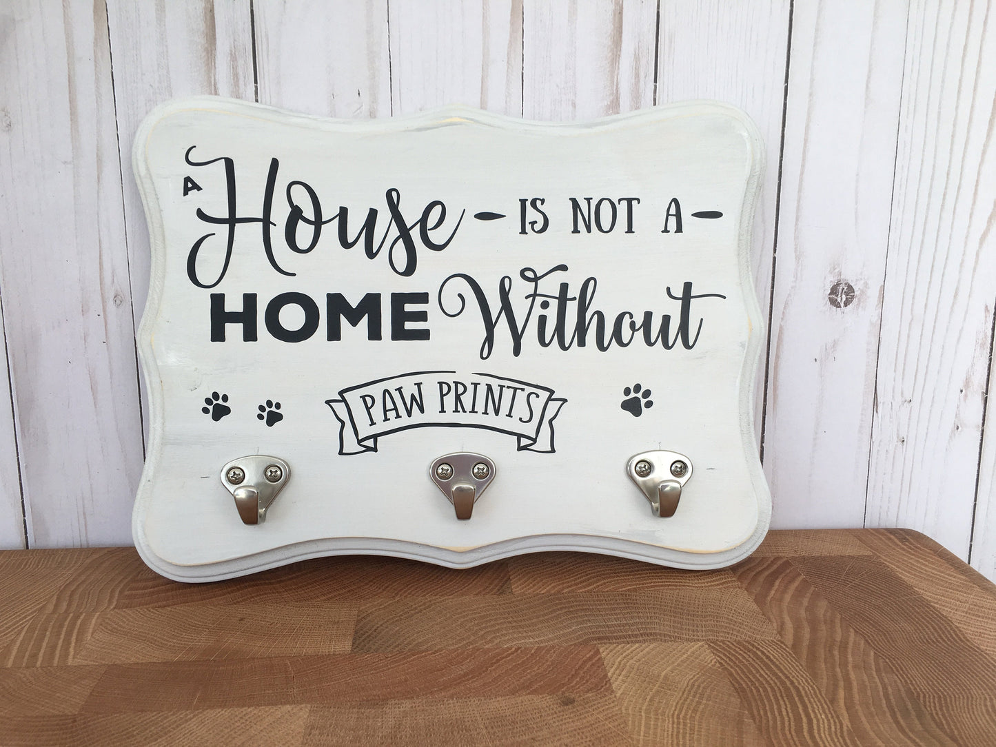 leash holder with hooks