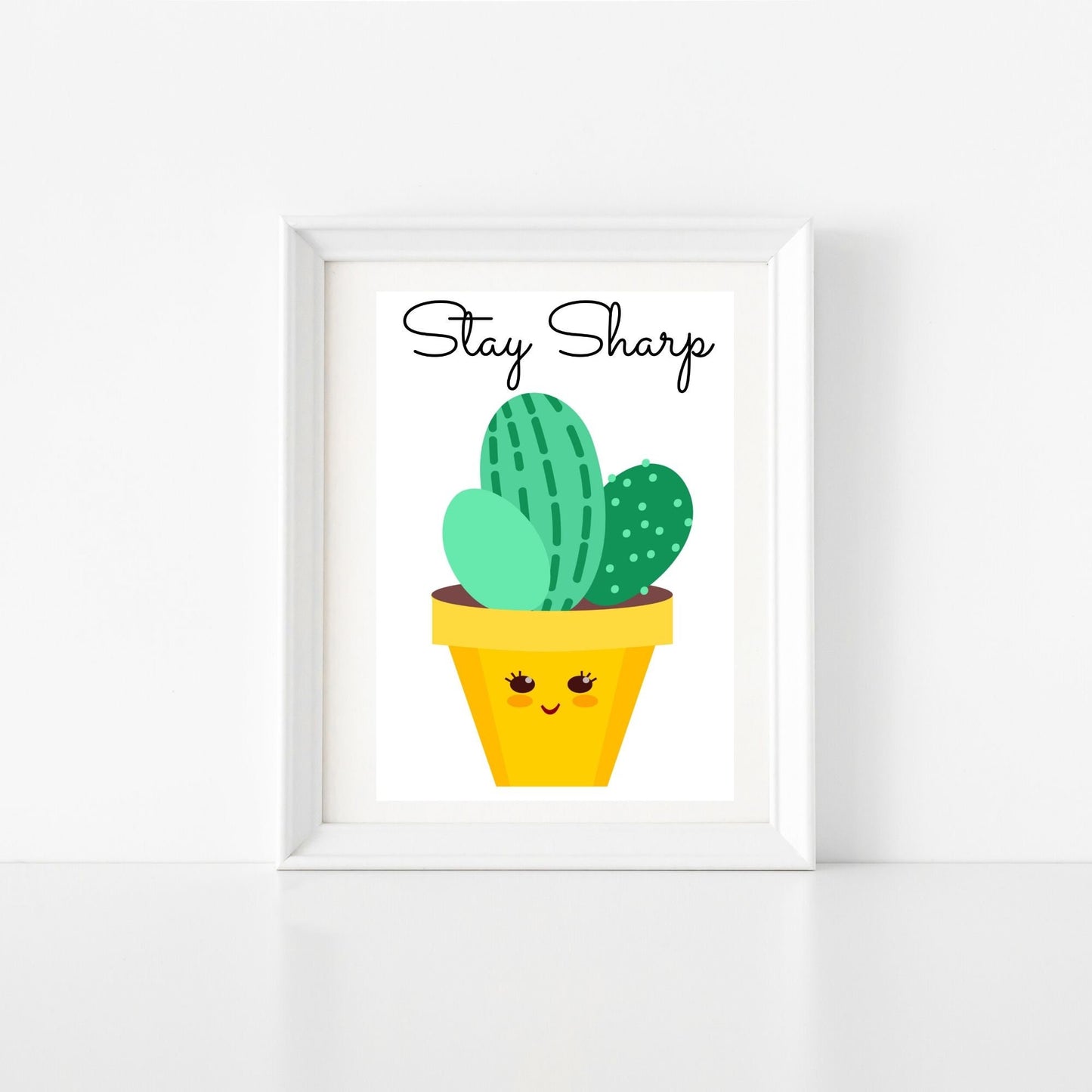 Succulent Water Color Art Digital Download Printable