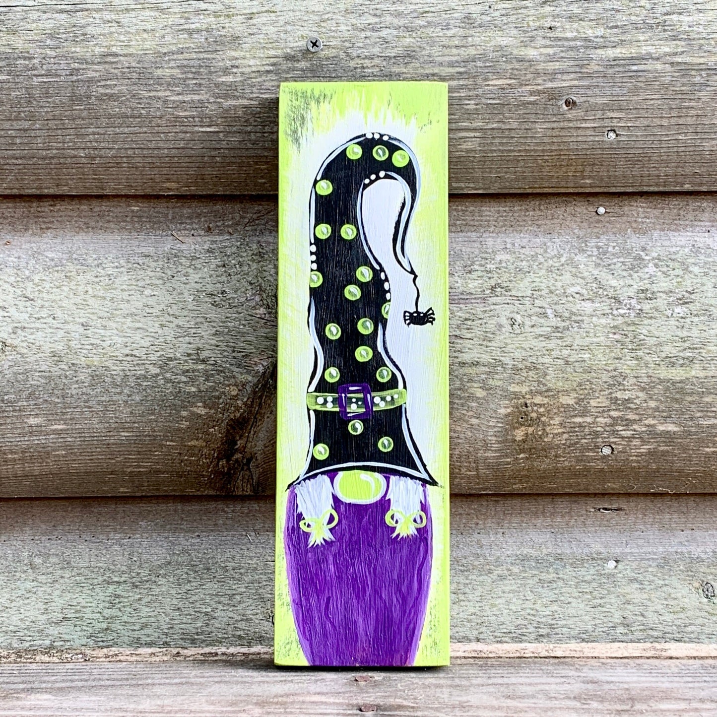 Halloween Gnome Wood Sign| Gnome for Halloween Decor