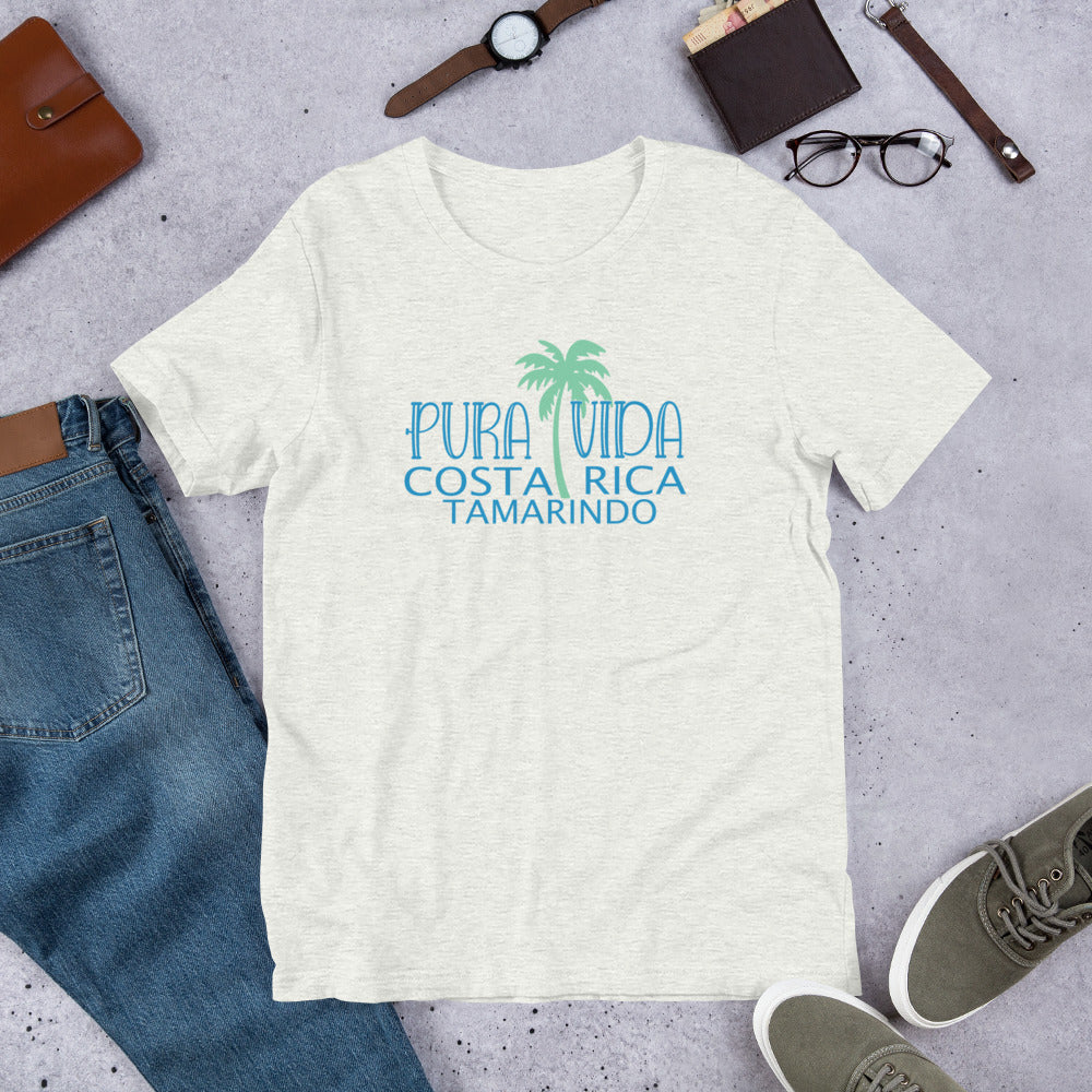 Pura Vida Palm Tree Bella Canva Unisex t-shirt