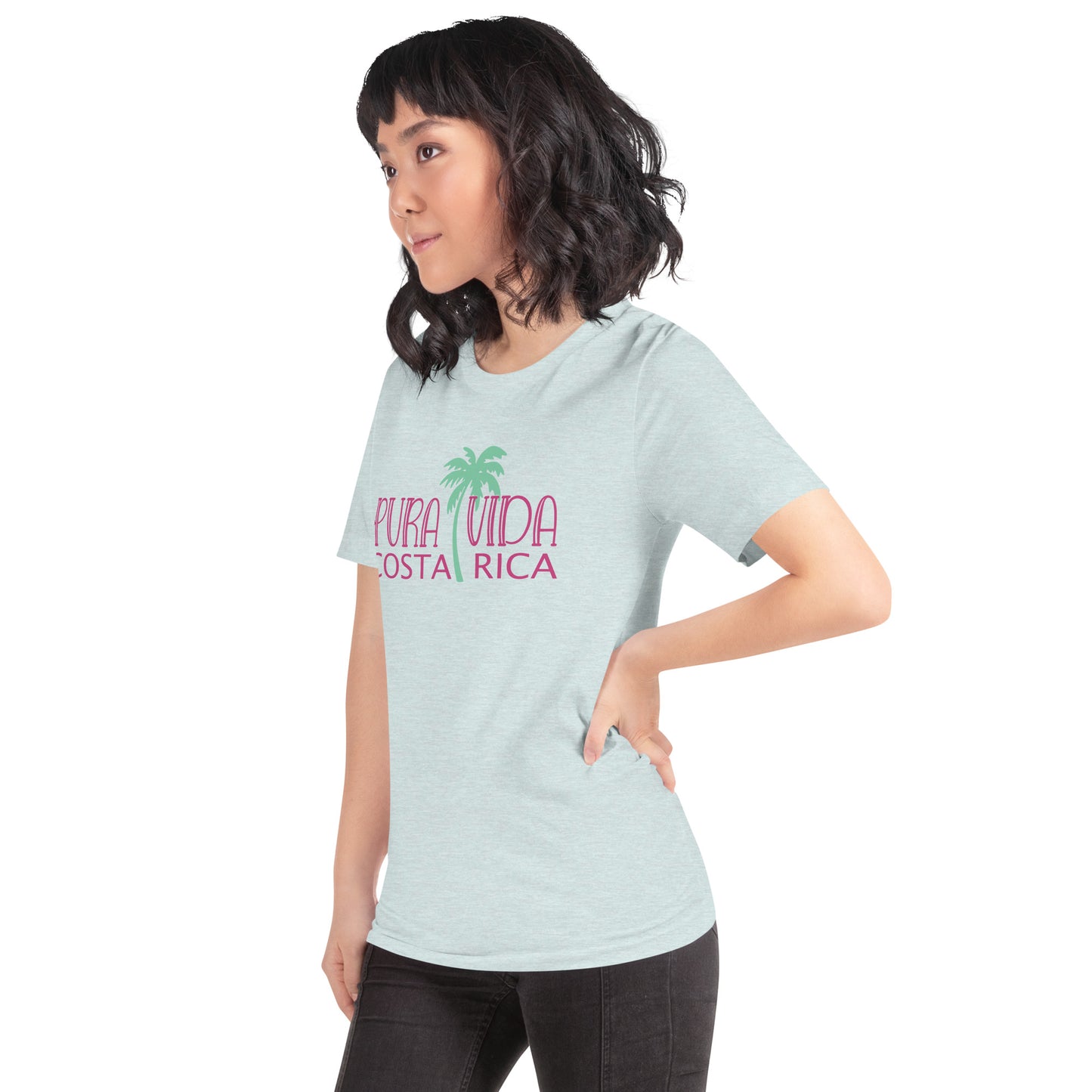 Pura Vida Costa Rica Unisex Bella Canva t-shirt