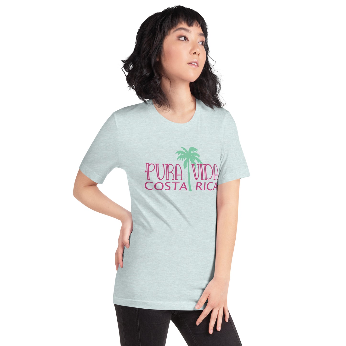 Pura Vida Costa Rica Unisex Bella Canva t-shirt