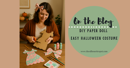 DIY Paper Doll Easy and Quick Halloween Costume