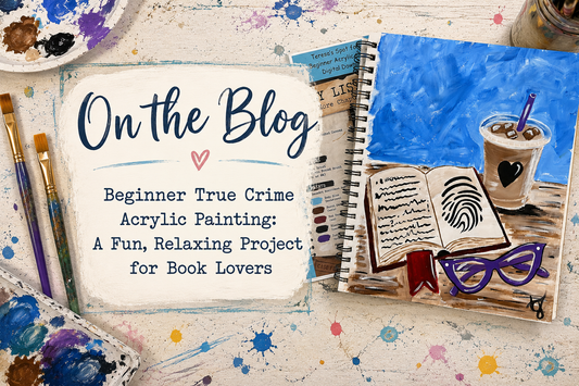 Beginner True Crime Acrylic Painting: A Fun, Relaxing Project for Book Lovers