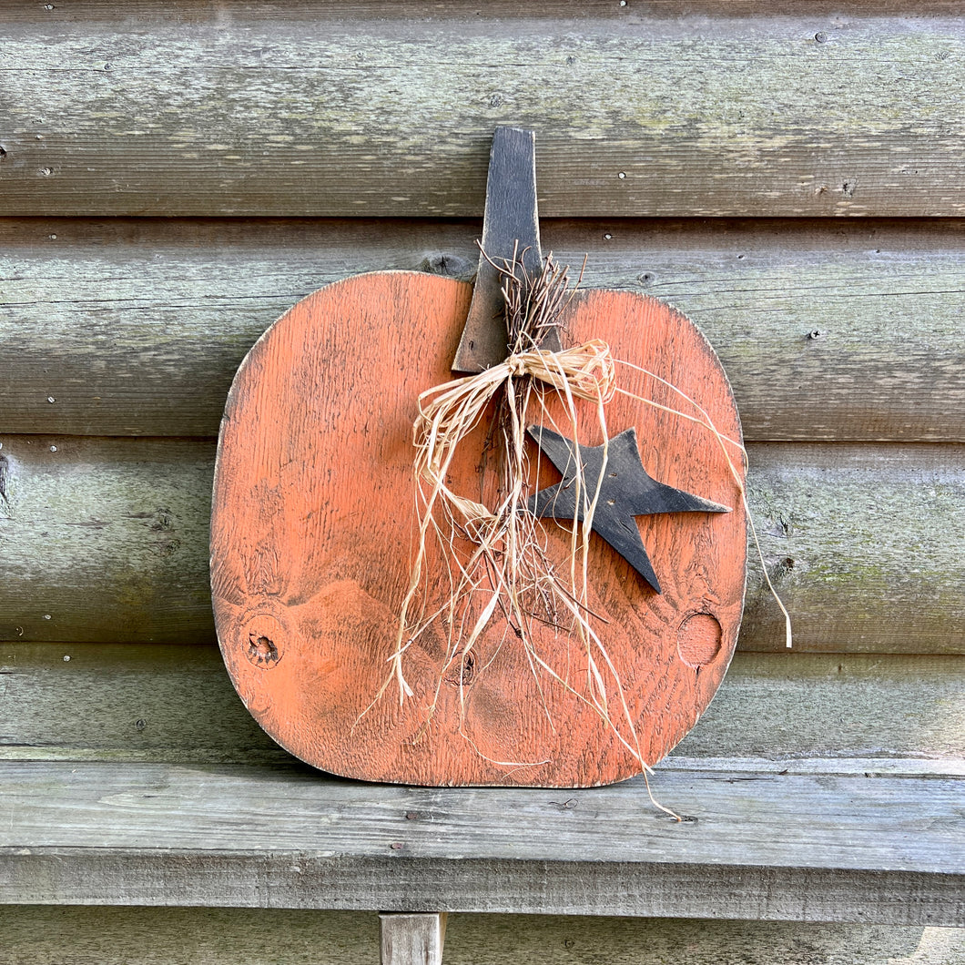 Wood Cutout Rustic Farmhouse Fall Pumpkin Shelf Sitters