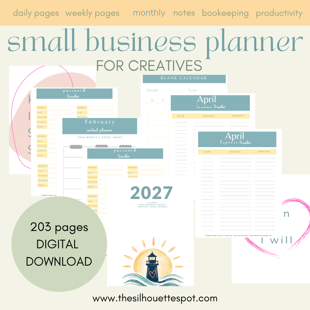 2027 Ultimate Small Business Planner | 203-Page Printable Daily, Weekly & Monthly Business Planner