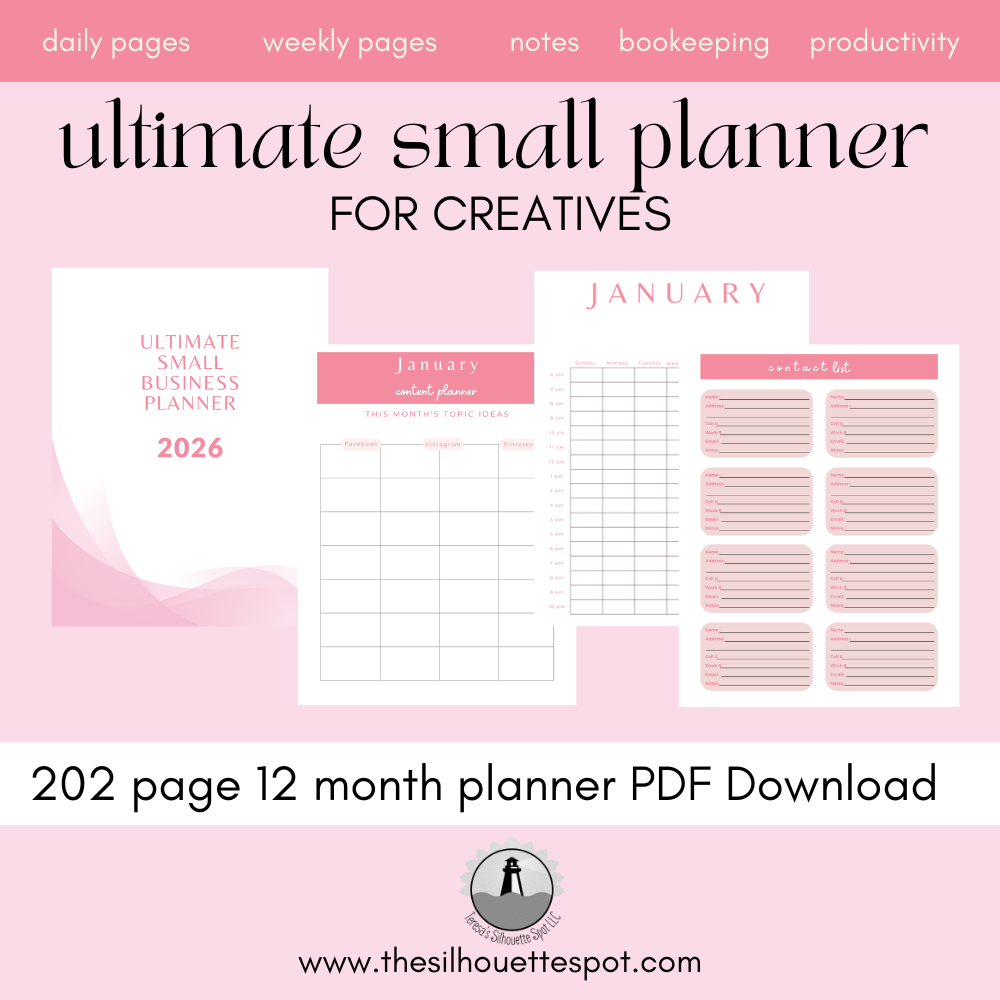 2026 Small Business Minimalistic Planner for Creatives
