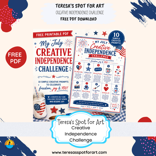 10 Creative Independence Challenge Ideas- Digital Download PDF