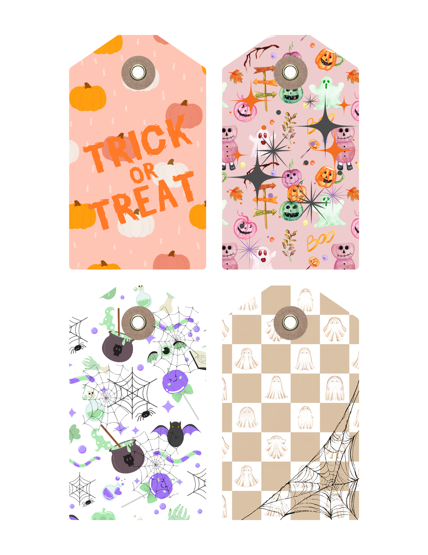 Free Halloween Tags Printable – 13 Days of Halloween DIY Activity