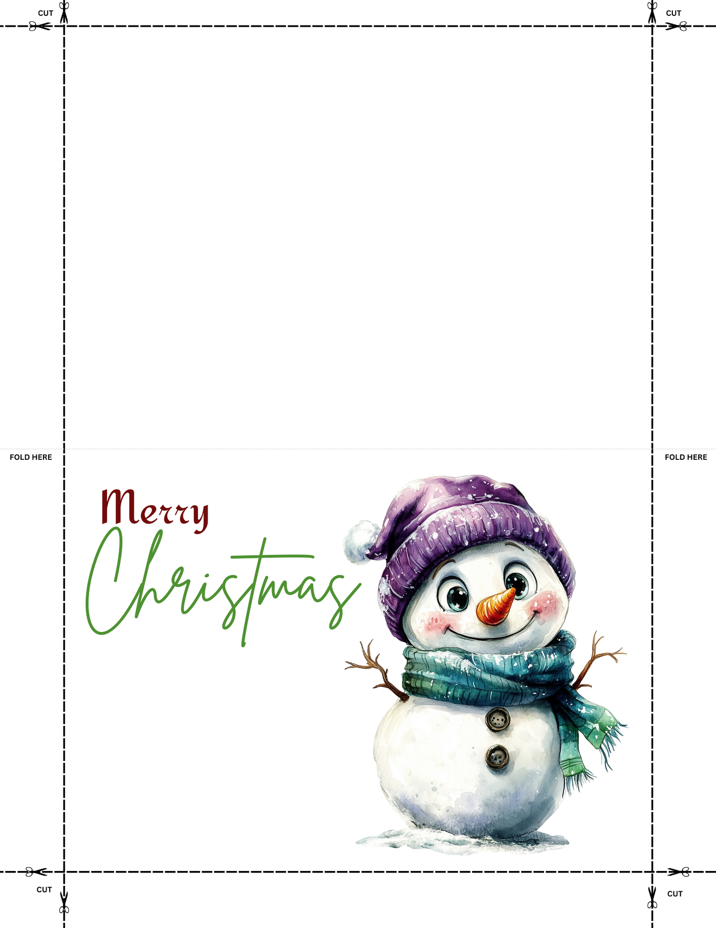 Set of 5 Free Husky-Themed Christmas Cards (Printable Digital Download)