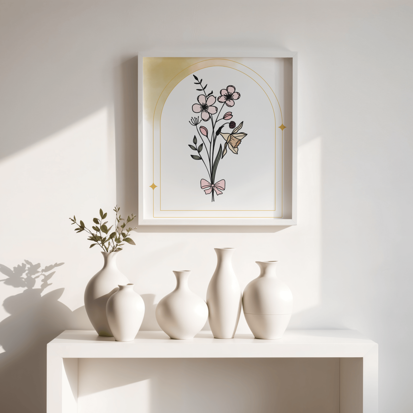 Boho March Printable Art Bundle — 96 File Digital Download