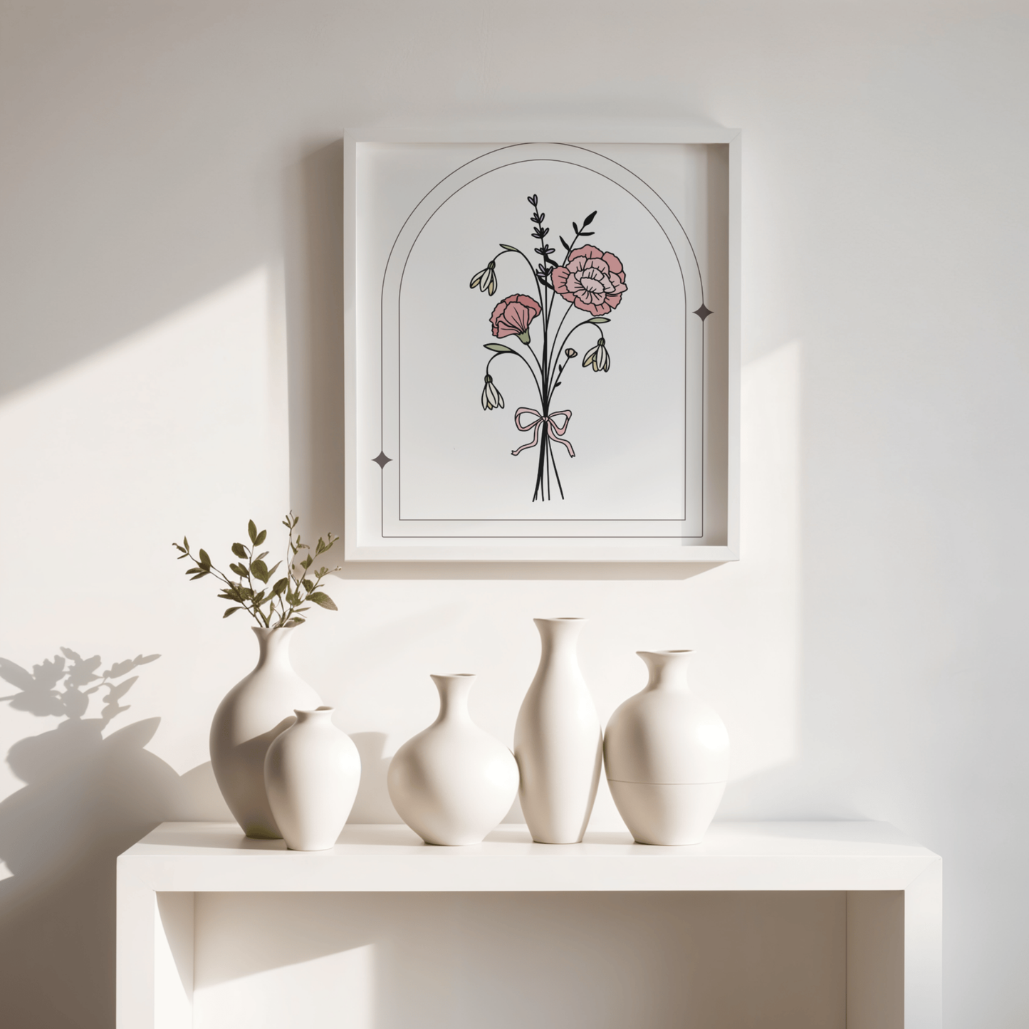 Boho January Printable Art Bundle — 84 File Digital Download