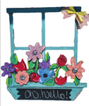 Window Box with Spring Flowers Art Kit-NO Banner