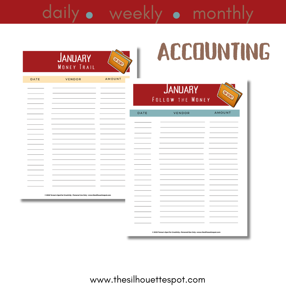 2027 True Crime Business Planner | 202-Page Printable Daily, Weekly & Monthly Digital Planner