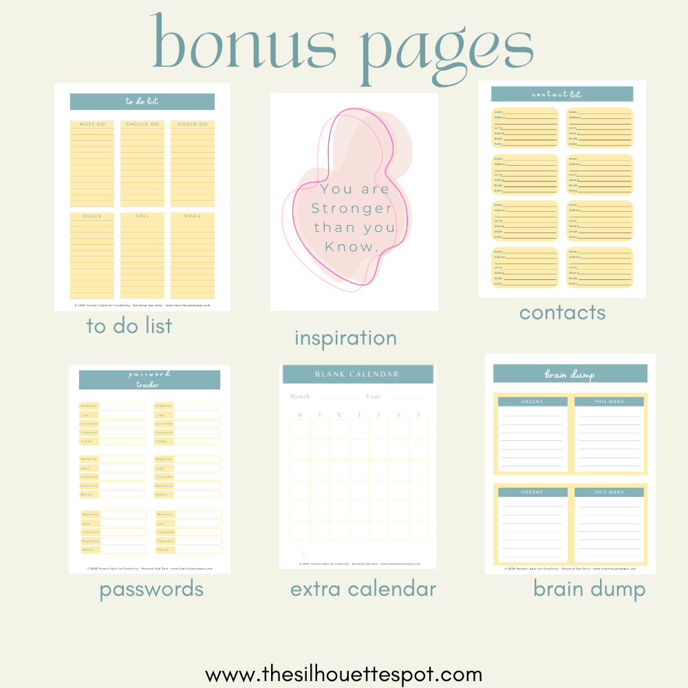 2027 Personal Life Planner | 154-Page Printable Daily, Weekly, Monthly & Yearly Goal and Habit Planner