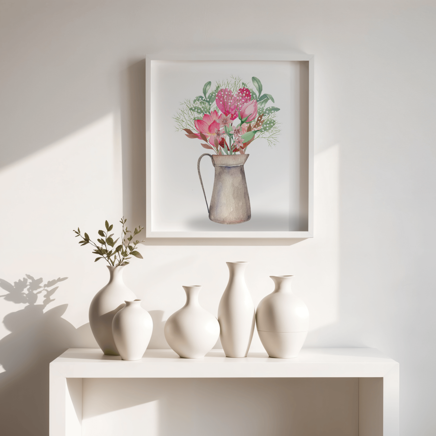 Watercolor Valentine Wall Art Bundle (Printable Digital Download)