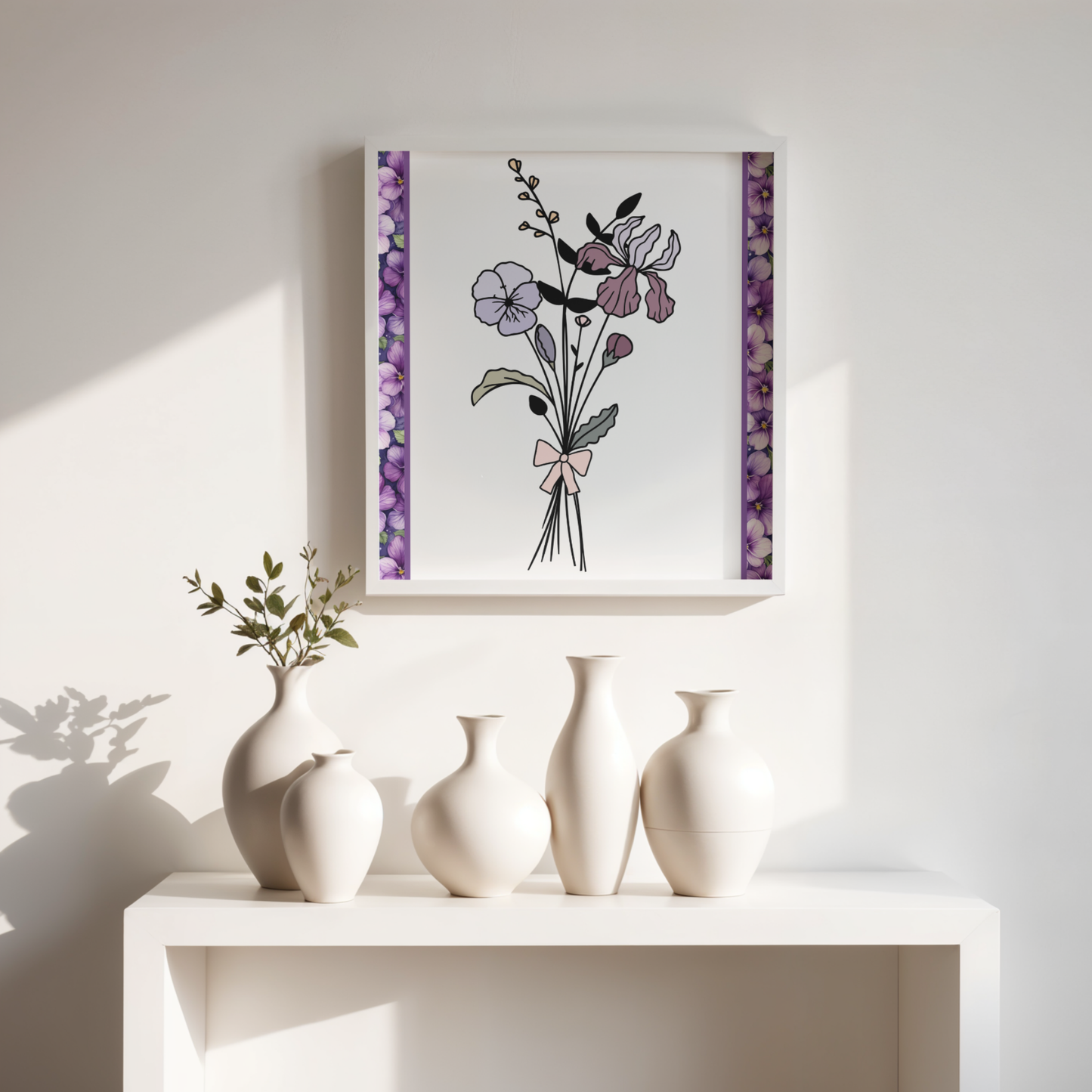 Boho February Printable Art Bundle — 72 File Digital Download