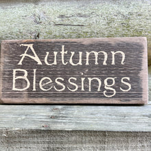 Load image into Gallery viewer, Gather Farmhouse Rustic Wood Fall Home Decor Sign
