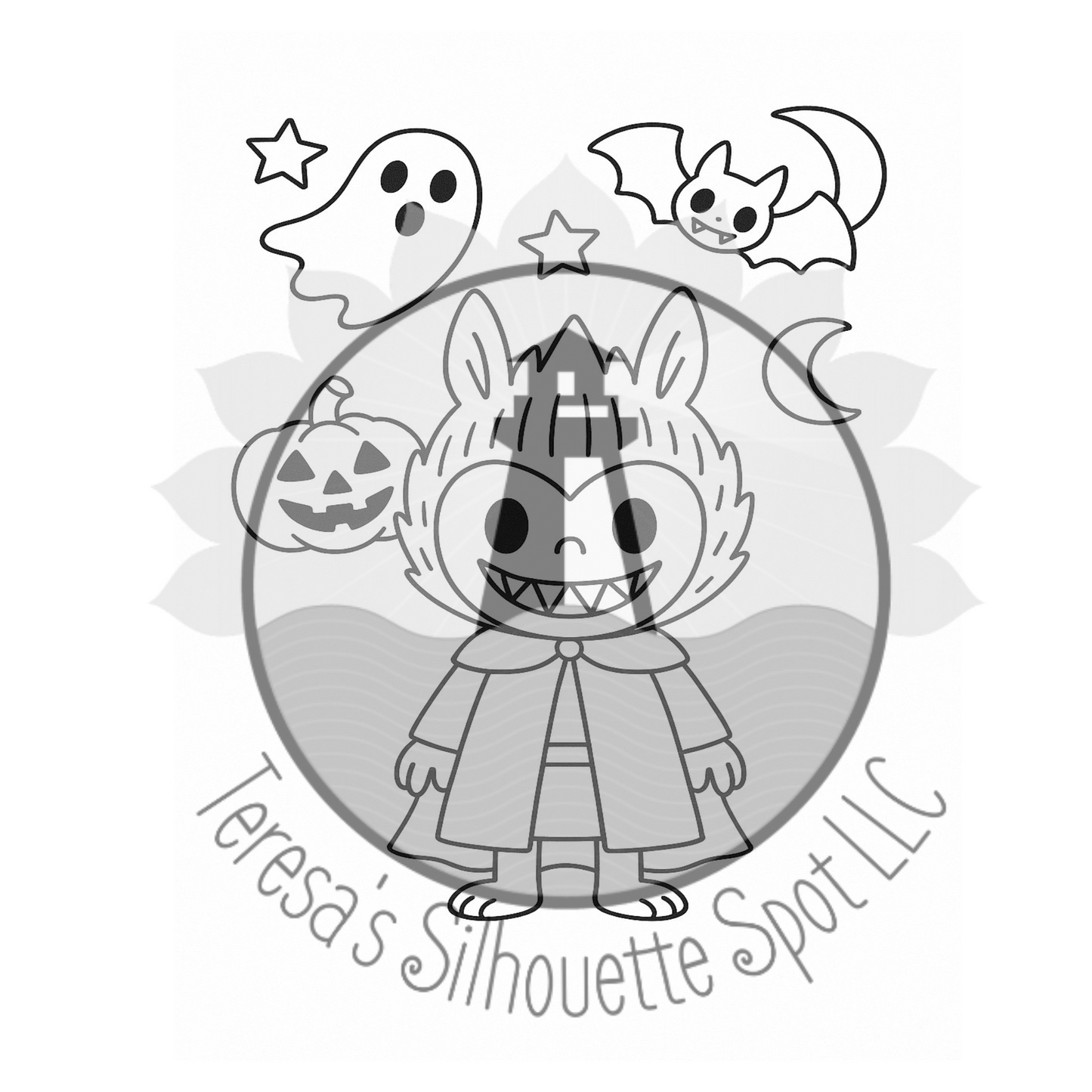 LaFuFu Coloring Book for kids Digital Download