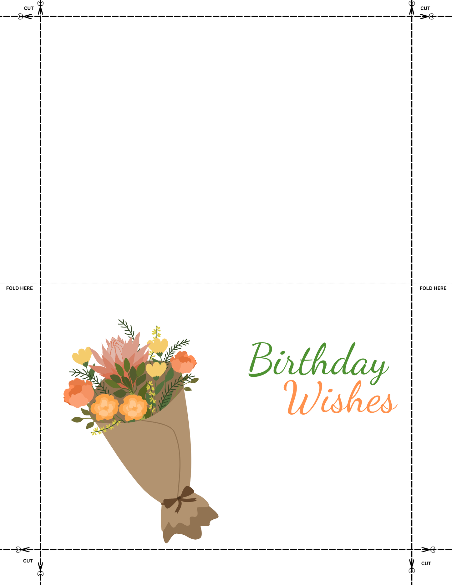 Set of 5 Free Watercolor Birthday Cards (Printable Digital Download)