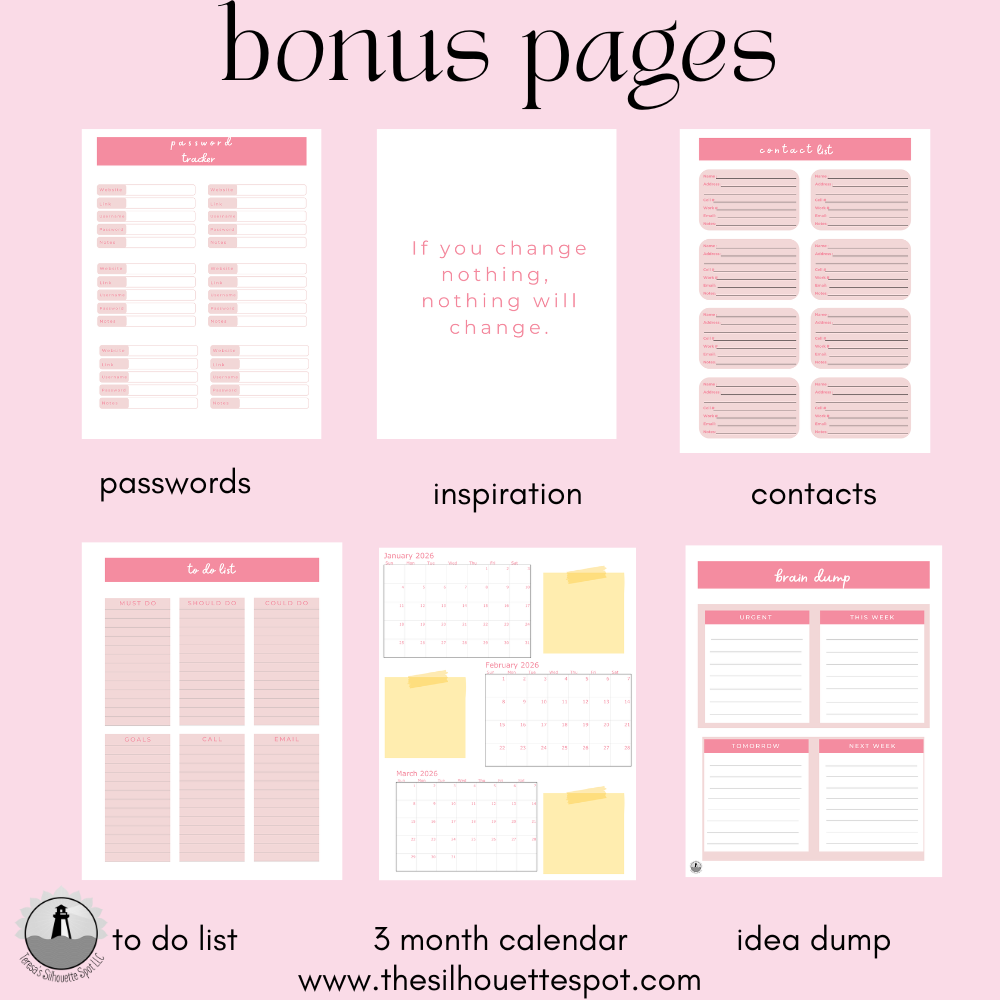 2026 Small Business Minimalistic Planner for Creatives