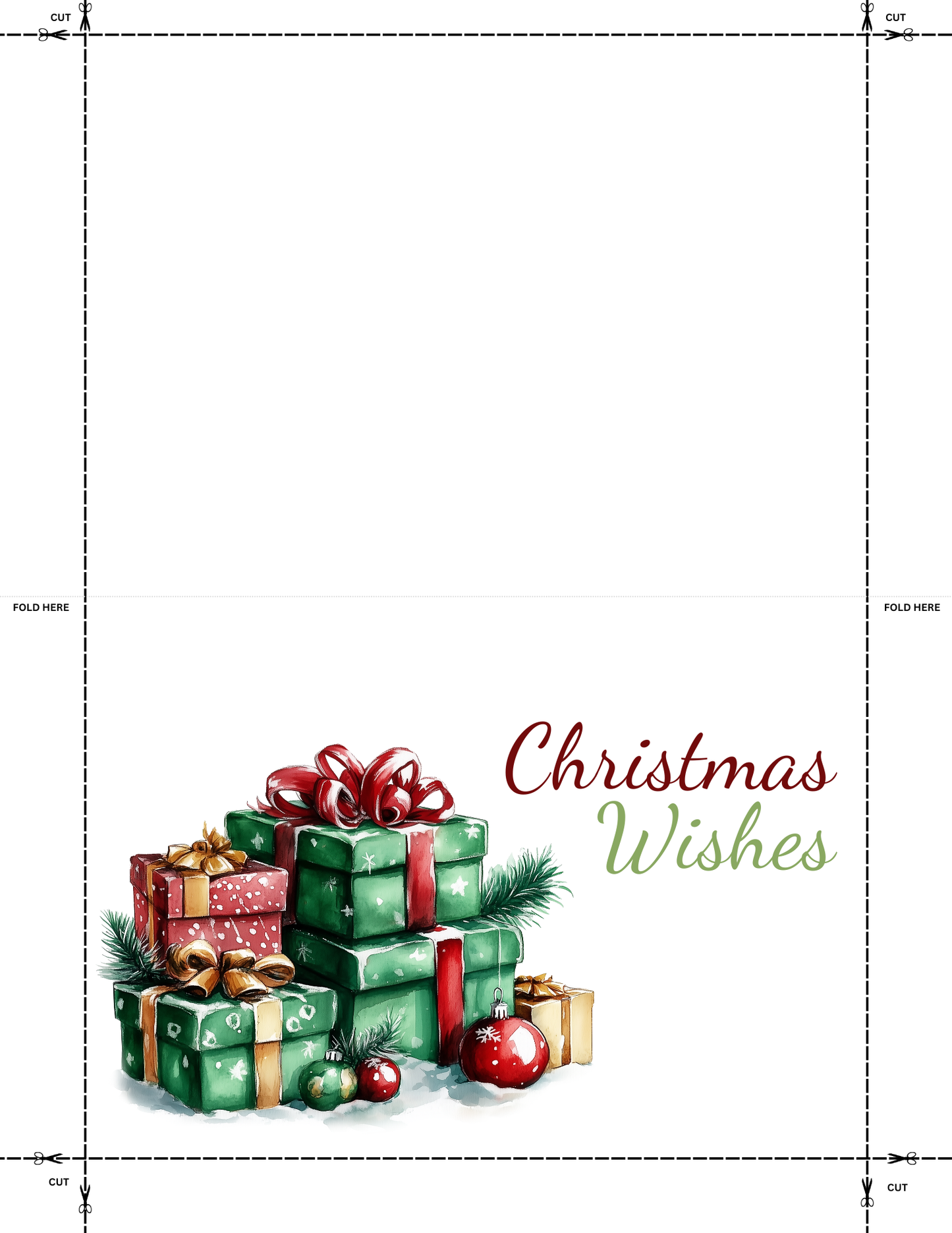 Set of 5 Free Husky-Themed Christmas Cards (Printable Digital Download)