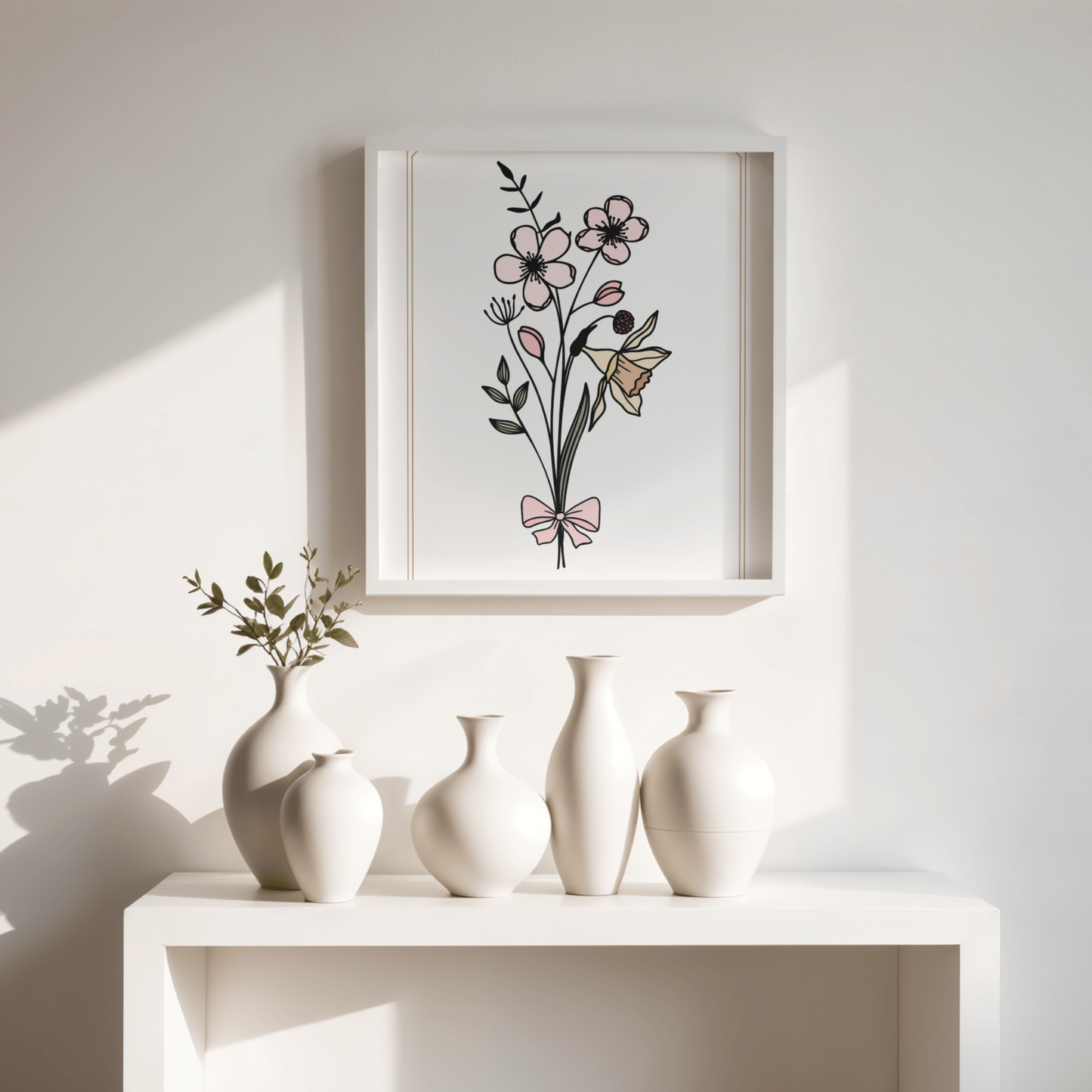 Boho March Printable Art Bundle — 96 File Digital Download