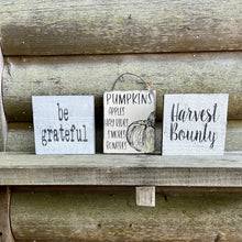 Load image into Gallery viewer, Farmhouse Rustic Wood Fall Autumn Home Decor be Grateful Sign
