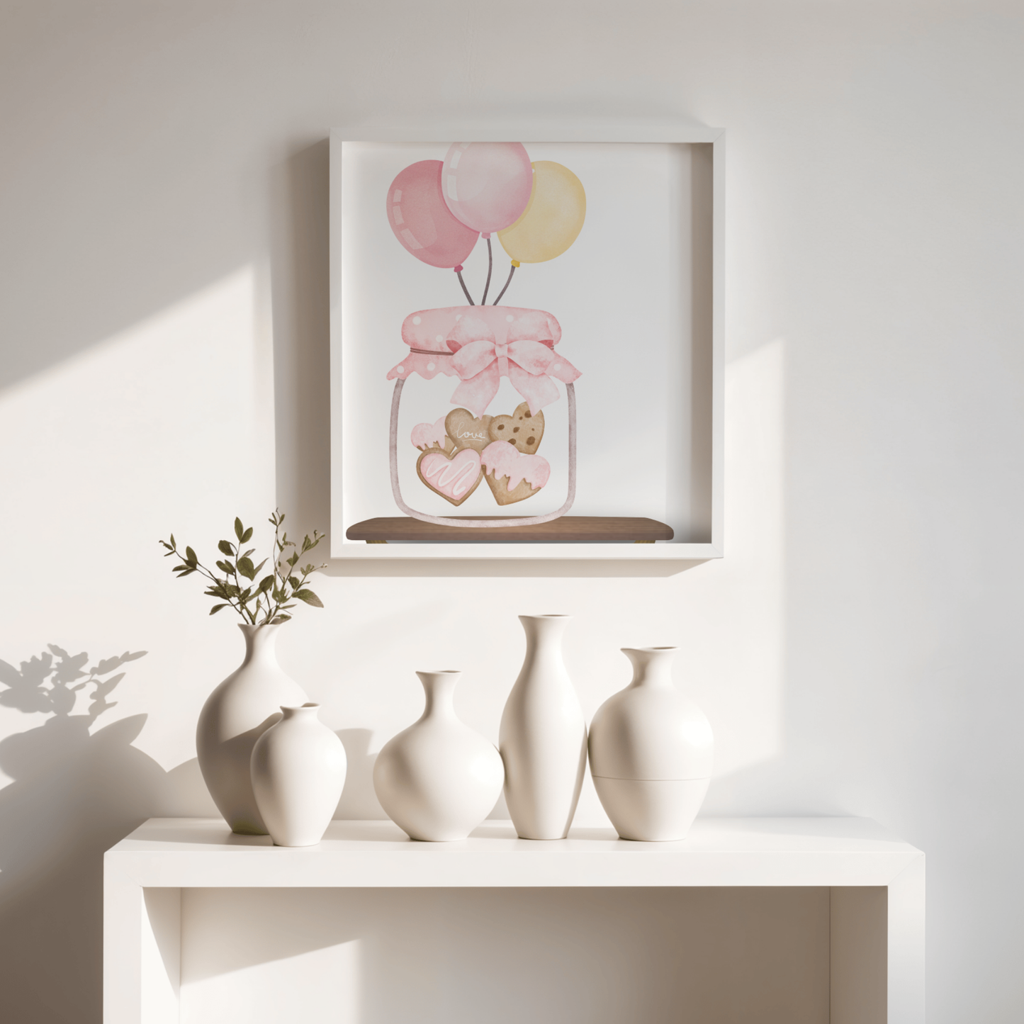 Watercolor Valentine Wall Art Bundle (Printable Digital Download)