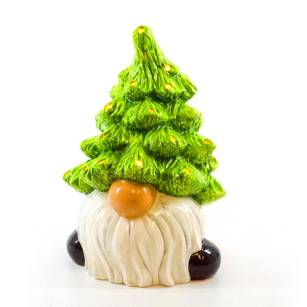 Christmas Tree Gnome Lantern - Ceramic Only