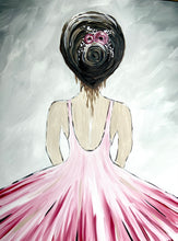 Load image into Gallery viewer, Ballerina Canvas Complete Art Kit! Virtual at home Ballerina DIY Art! Great For Beginners!
