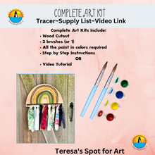 Load image into Gallery viewer, BOHO Rainbow Sign Art Kit - Muted Earth Tones
