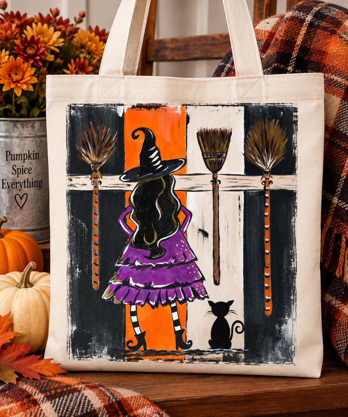 Witches Be Crazy Beginner Halloween Virtual Video Tutorial