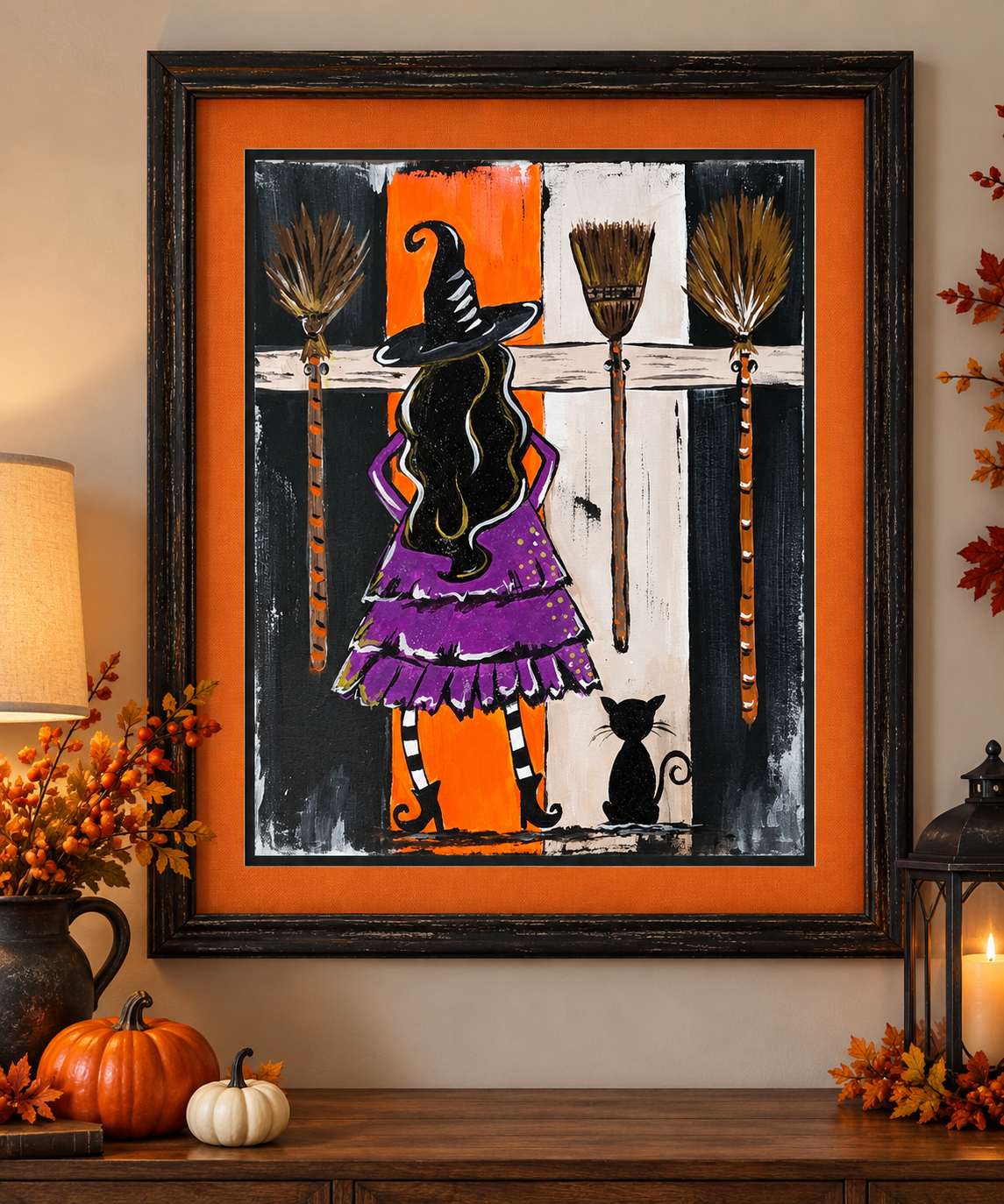Witches Be Crazy Beginner Halloween Virtual Video Tutorial