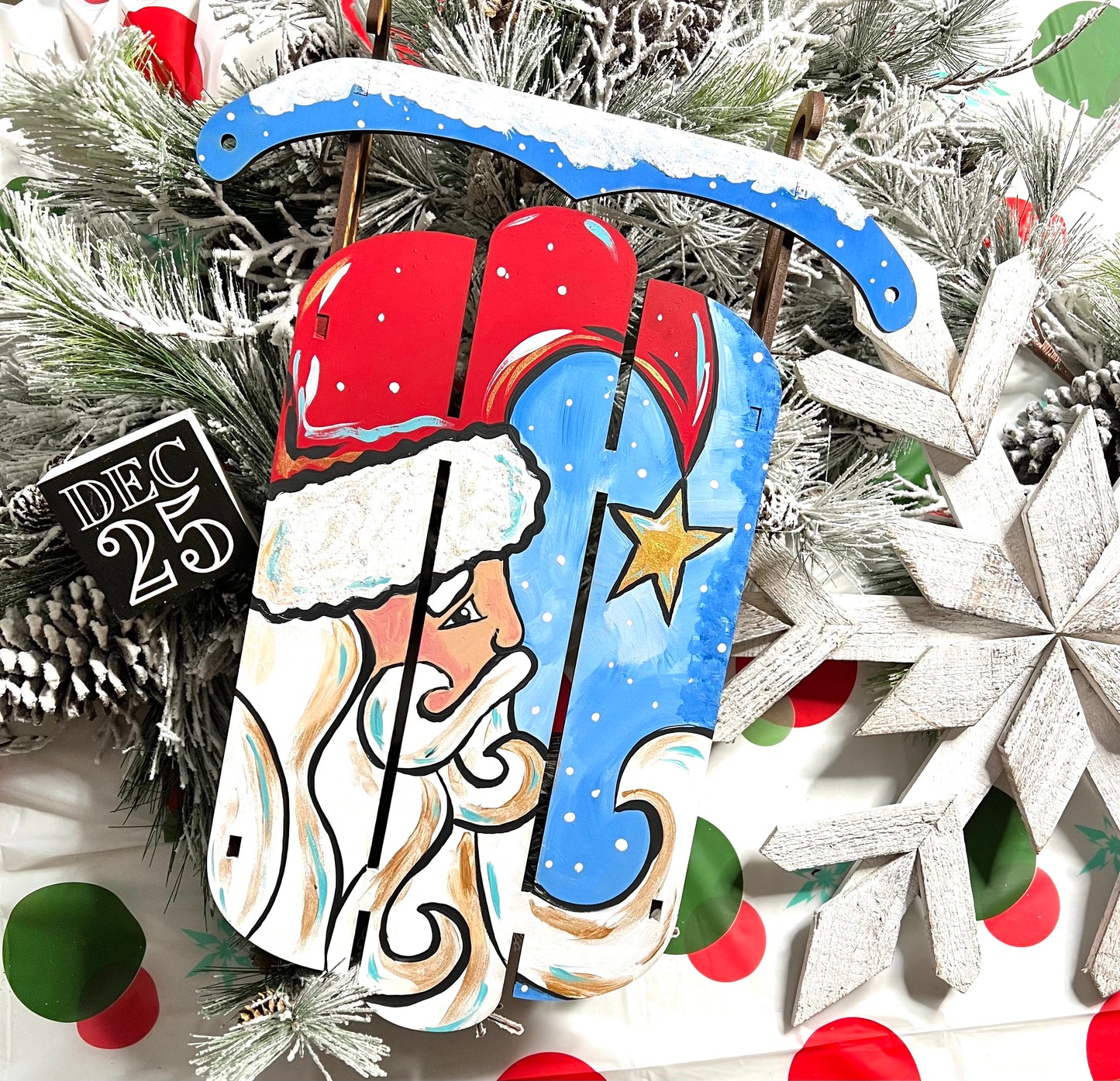 DIY Winter Deer Sled Art Kits for Kids and Adults