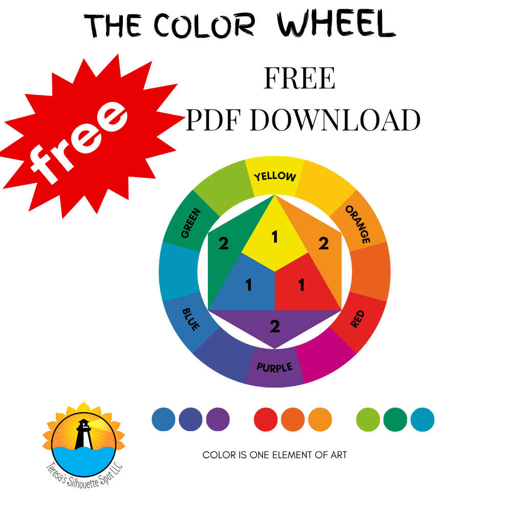 Free Color Wheel PDF Download – Teresa's Spot for All Things Art