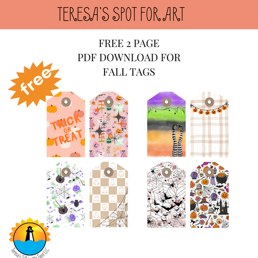 Free Halloween Tags Printable – 13 Days of Halloween DIY Activity
