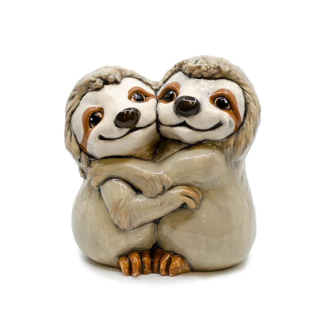 Ceramic Hugging Sloths Complete Art Kit