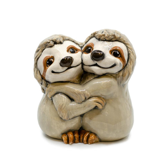 Ceramic Hugging Sloths Complete Art Kit