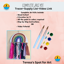 Load image into Gallery viewer, BOHO Rainbow Sign Art Kit
